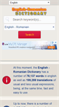 Mobile Screenshot of dictionaryenglishromanian.com